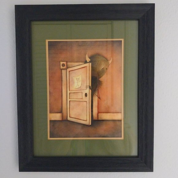 Jeannie Lynn Paske Custom Framed "Nightmare" Print - Picture 2 of 4